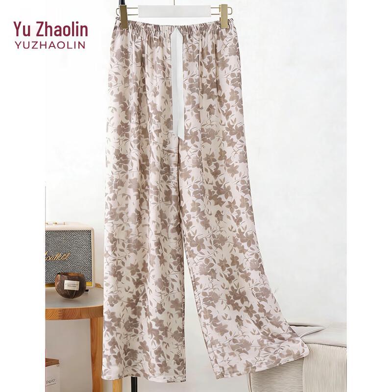 YUZHAOLIN Women s Printed Loose Casual Pants L