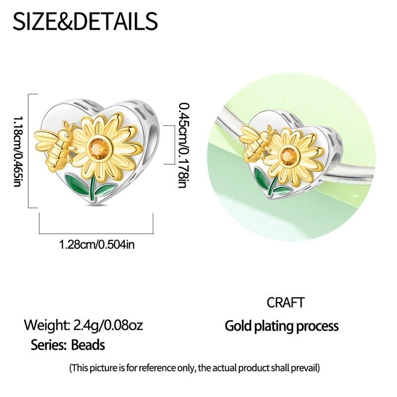 Charming Bee Hive Honey Pot Bead Charm for DIY Bracelet and Necklace Making