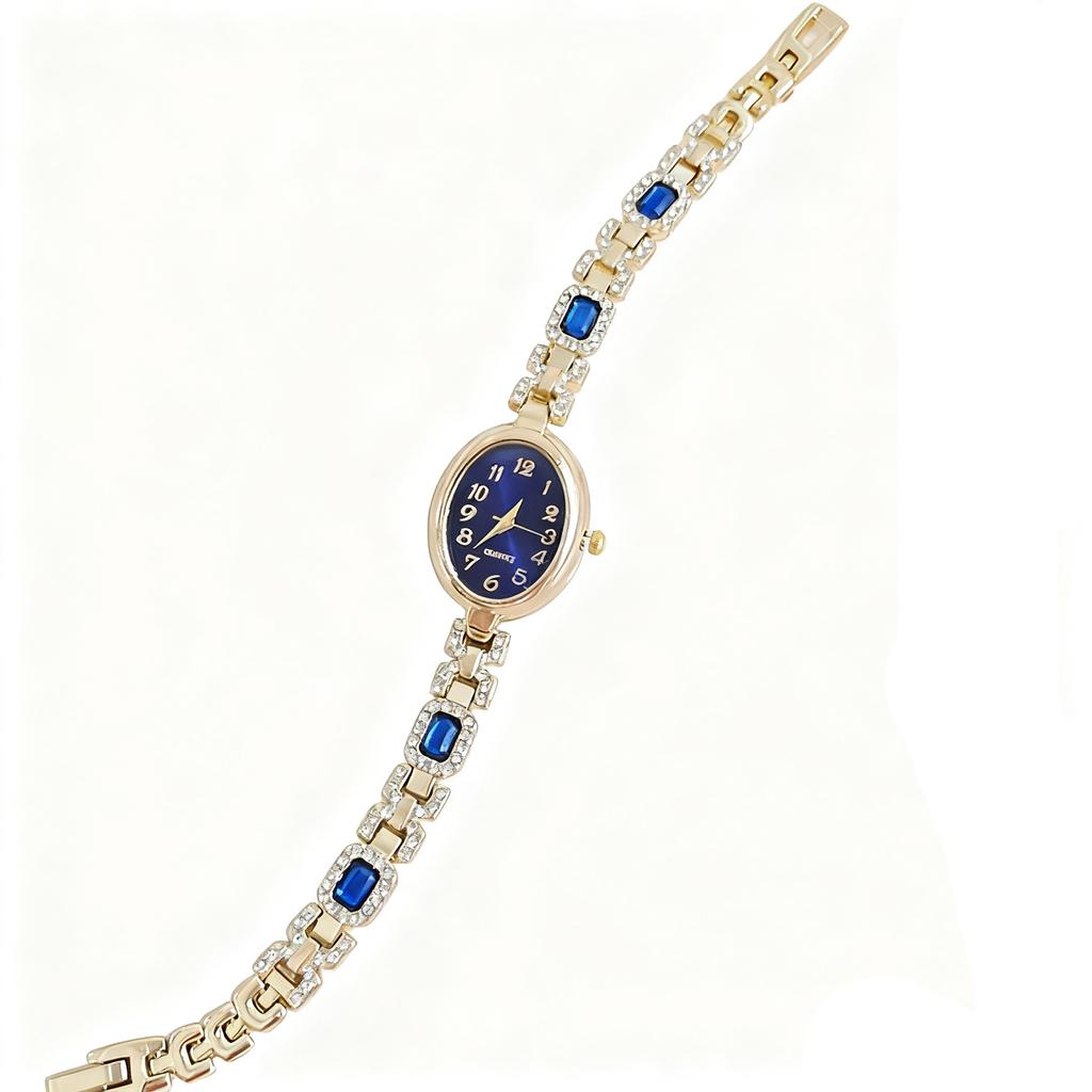 Women's Quartz-Watch,Fashion Crystals Inlaid Wrist Watch,Best-Seller Ladies Bracelet Watch For Romantic Dates & Anniversaries