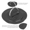 6pcs Inflatable Boat Kayak D  Pad Patch Marine Fixed Buckle with Elastic Bungee Cord(Black )
