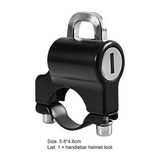 Bike Helmet Lock Universal Anti-theft Riding Equipment Motorcycle Handlebar Security Lock for Electric
