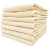 Towel Face 34 X Highly Commercial Milky Set of 7 8-Year Towel, 85cm, 100% Cotton, Thin, Quick-Drying, Absorbent, Durable, Lightweight, Use, Compact,