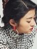 Ditole Show You Only Red Earrings