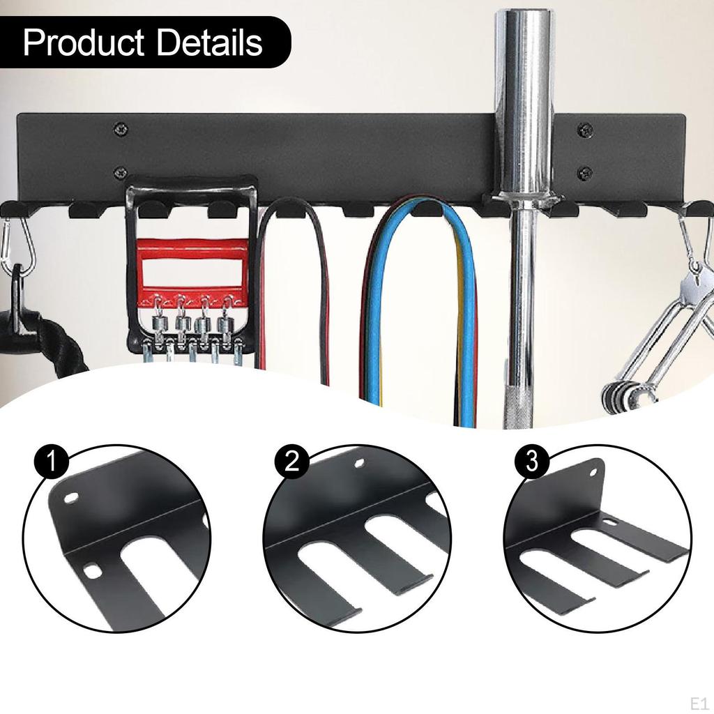 Wall Mounted Rack Baseball Organizer Versatile Professional Holds 14 Softball S