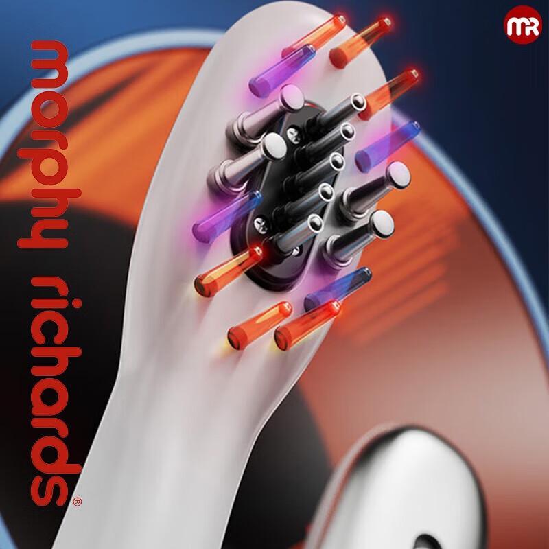 Morphy Richards Red/Blue Light Vibration Scalp Massager Comb