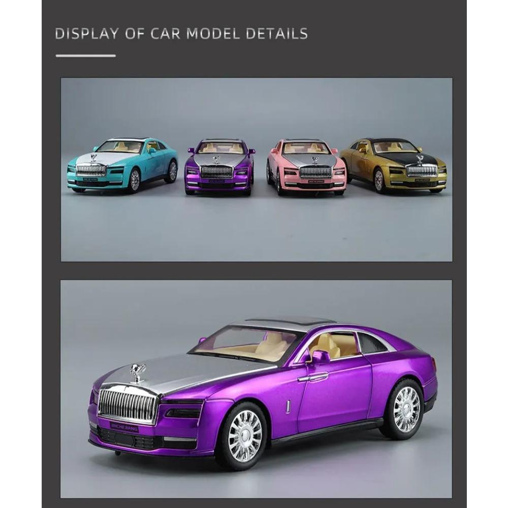 1/32 Rolls-Royce Spectre New Energy Car Legierungs-Luxusauto-Modell Diecast & Spielzeugfahrzeug Metallauto-Modell Simulation Sound und Licht Kindergeschenk