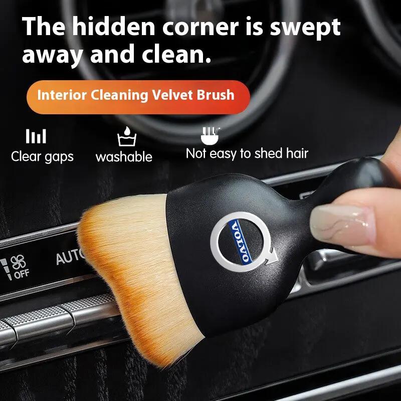 Car Air Vent Detailing Cleaning Brush Cleaner Dust Remover For volvo S80L XC60 XC90 S40 S60 S80 V40 V50 Accessories