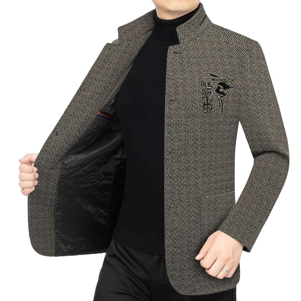 Men's Stand Collar Jacket - 2024 Autumn/Winter Fashion: Casual, Trendy, Versatile Business Outerwear