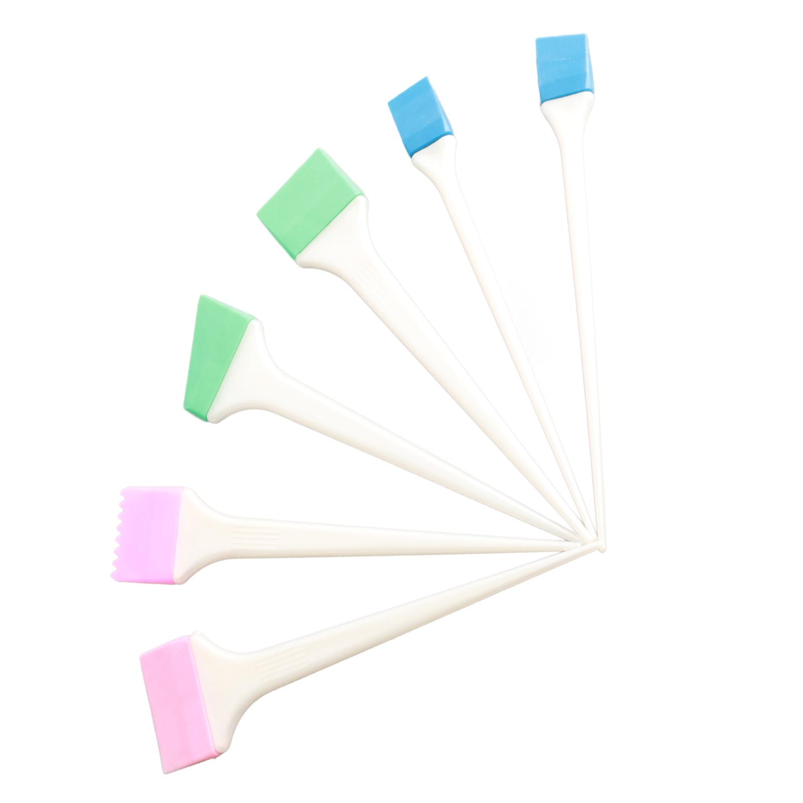 

Набор из 6 кистей для окрашивания волос, силиконовые инструменты для окрашивания волос, парикмахерские инструменты для парикмахерской