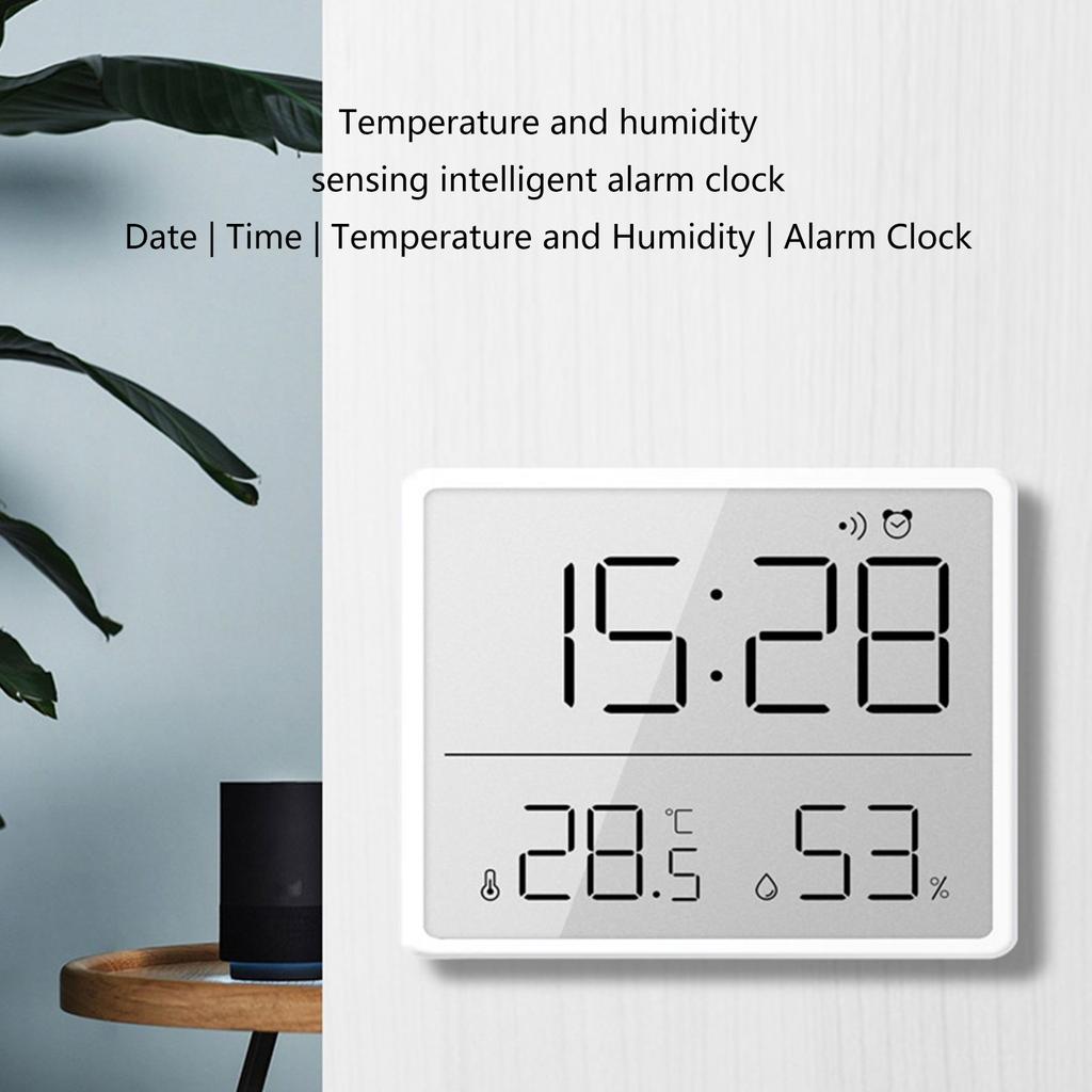 Slim Electronic Wall Clock Digital Wall Clock Battery Powered Magnetic Suction Designs for Fridge Mount Clocks