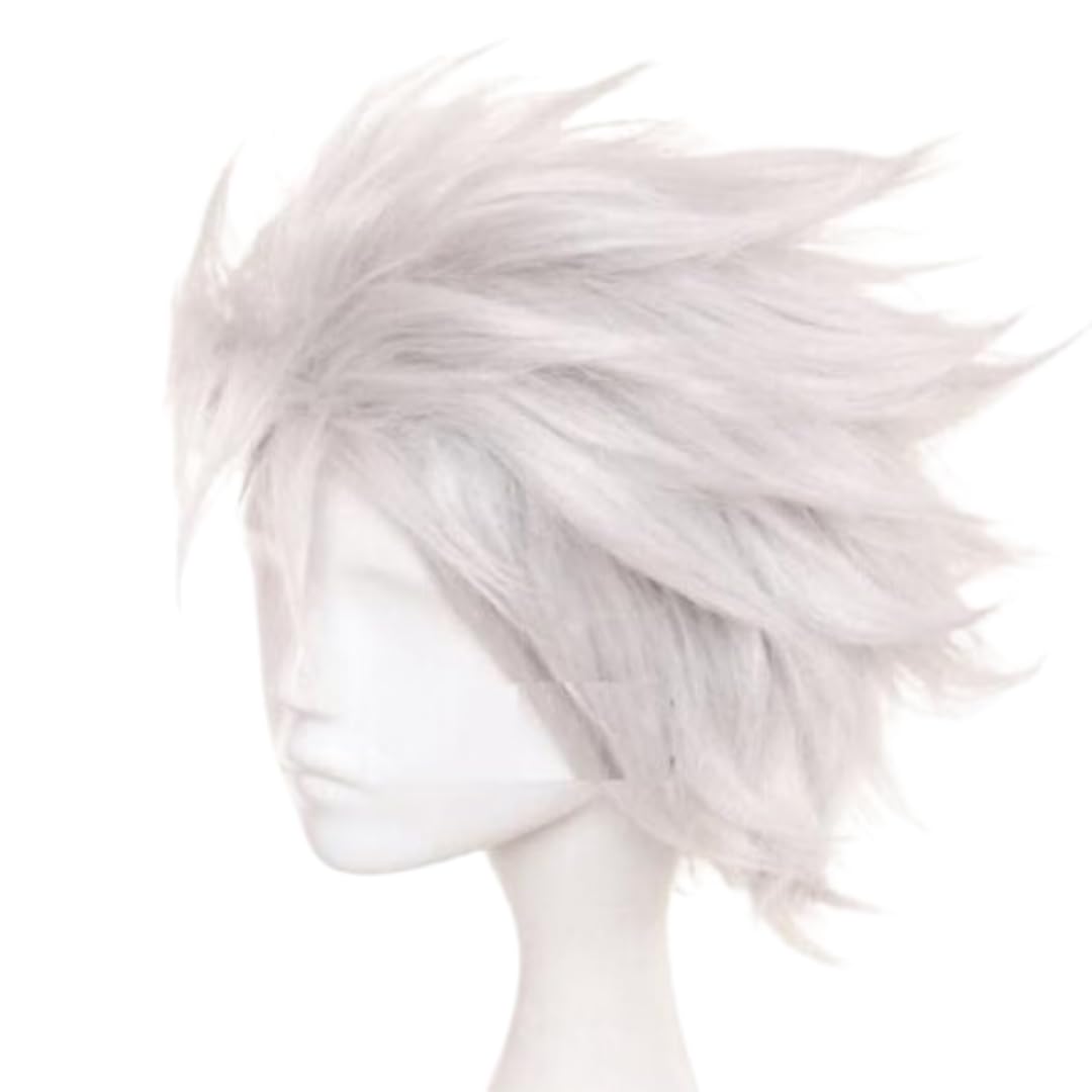 

Парик Тоширо Хицугаи из Bleach Косплей Костюм Реквизит, Термостойкий, Регулируемый размер, Сделано в Японии