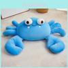 Soft Crab Plushie With Short Pile Fabric For Children Relaxation And Cuddling