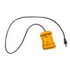 2.1mm DC Output Adapter Connector for For DCB200 For DCB203 18V 21V Batteries 95cm Cable Yellow 75g 8.7 x 5.9cm