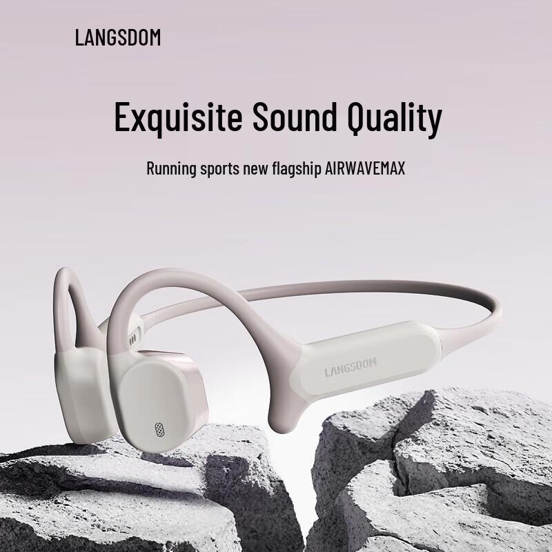 

Lansidun AirWave Max Open-Ear Bone Conduction Sport Headphones