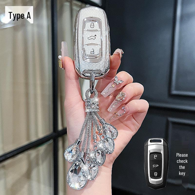 Geely Car Key Case for Binyue, Boyue, Emgrand GL, Binrui, Borui, Xingrui, Xingyue - Girl's Buckle Shell