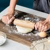 White Oak Rolling Pin Wooden Kitchen Environmentally Friendly Solid Flour Stick Dumpling Stick Baking Tool