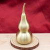 Brushed Copper Gourd Figurine Home Office Decor Craft Gift