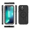 Red Pepper Magnetic Waterproof Case for iPhone 13 Pro Max - Outdoor Diving Sports Protective Cover