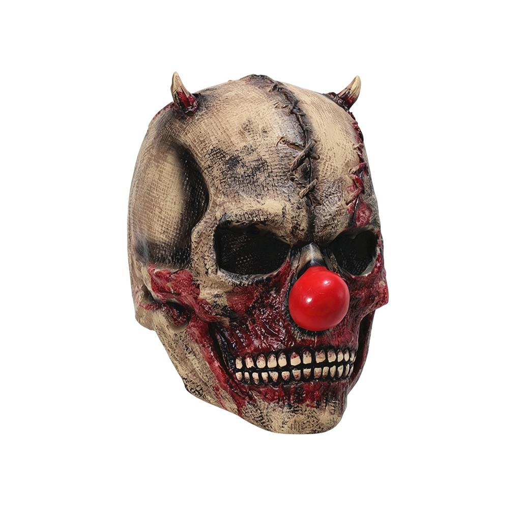 Skeleton with Red Nose for Halloween Party Costume