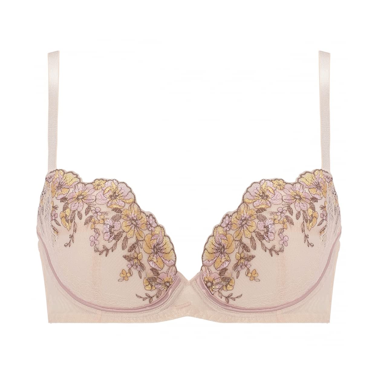 

AMOSTYLE Charming Glamor Dear M019 Размер E65 Бюстгальтер, Цветочный, (розовый),