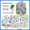 Infeel.Me My Little House: 2.5D Scenery Miniature Stickers for DIY Journal & Collage