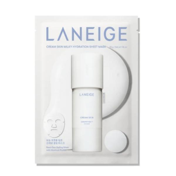 Laneige Cream Skin Milky Hydration Sheet Mask Set 6pcs Deep Moisturizing Face Mask 33g×6