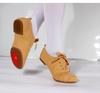 High-Top Jazz Dance Shoes for Men & Women, Canvas Soft Sole Low-Top Practice Shoes.