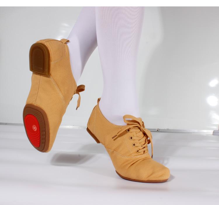 High-Top Jazz Dance Shoes for Men & Women, Canvas Soft Sole Low-Top Practice Shoes.