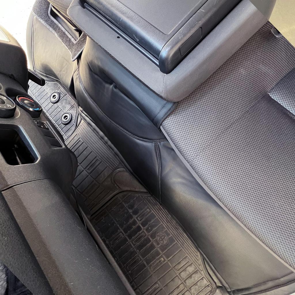 WeCar Hiace 200 Series Wide Hiace Front and Rear Deck Cover Set Black Leather 6th S-GL (2 Pieces) (1st, 2nd, 3rd, 4th, 5th, Generation)