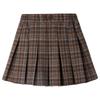 Mucmukn Girls' Winter Retro Plaid Pleated Skirt