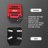 3PCS Car Non-Slip Aluminum Alloy Pedal Pads, Manual Transmission Brake Pedal Covers, Sports Gas Fuel Petrol Clutch Foot Pedals, Anti-Rubbing Car