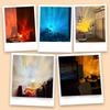 Dynamic Rotating Water Ripple Projector Night Light 16Colors Flame Crystal Lamp for Bedside Living Room Bedroom Dynamic Rotating