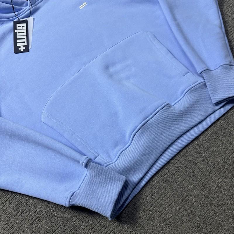 6PM Modny męski zestaw z bluzą z kapturem i spodniami dresowymi w stylu amerykańskiego streetu