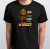 Funny Duck Graphic Print Unisex T-SHIRT S M L XL XXL 3 4 XL Black White