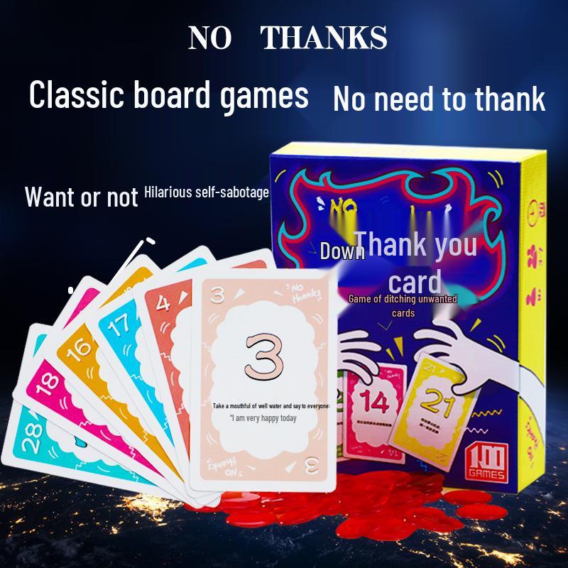 No Thanks! Family Card Game – A Fun, Strategic Game for Gatherings