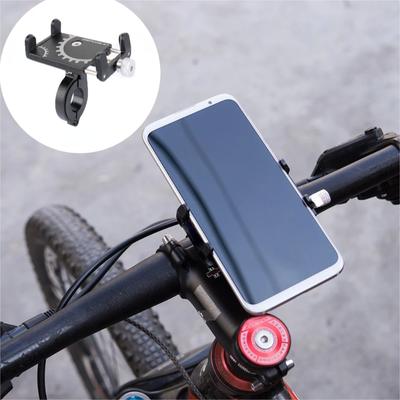 Supporto per Telefono Cellulare in Lega di Alluminio per Bicicletta e Scooter Staffa per Mountain Bike Supporto per Cellulare Accessori per Ciclismo