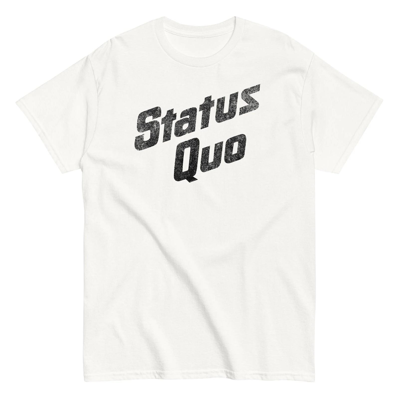 Status Quo - Black Logo T Shirt S
