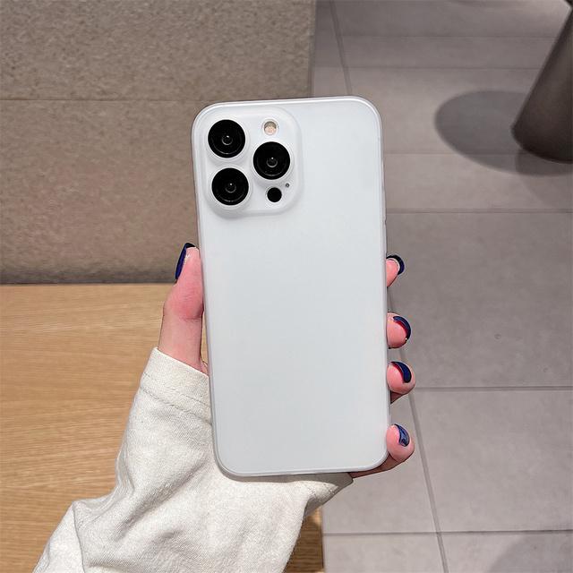 

Матовый противоударный тонкий чехол из ТПУ для Iphone 14 13 12 11 Pro Max 14plus прозрачный матовый защитный чехол со стеклянной линзой Flim Funda For iPhone 14