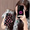 Kiss Lips Cute Silicone Mobile Phone Case for Samsung Galaxy S26 S25 S24 S23 S22 S21 Plus FE Ultra Colorful Cover