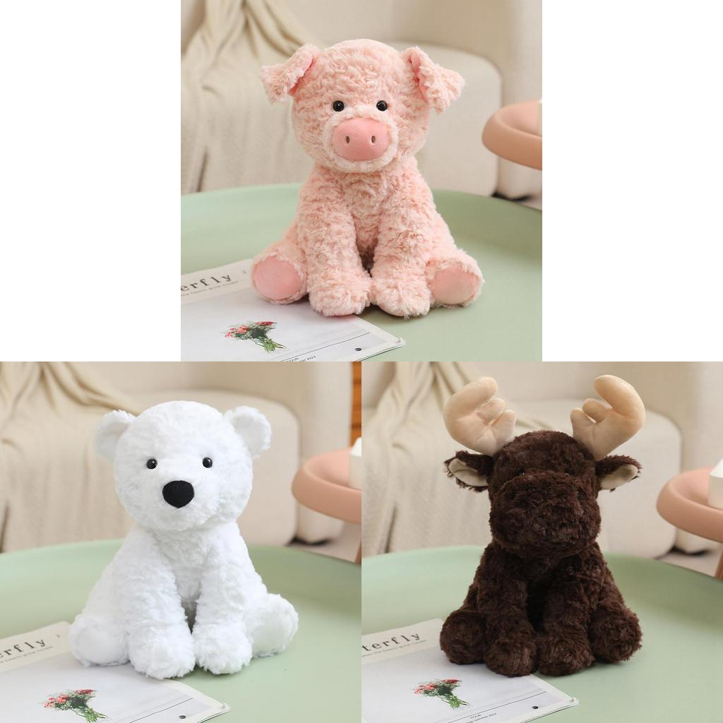 Animal Plush Toy Collection With Soft Short Pile Fabric For Children And Giftgiving