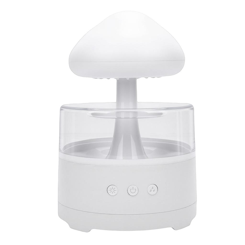 Cloud Rain Humidifier Essential Oil Diffuser 7 Adjustable LED Light Modes Raindrop Humidifier for Bedroom Living Room