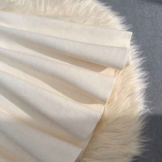 Fishtail Skirt Solid Color Elastic High Waist Knitting Skirt Solid Color Slimming