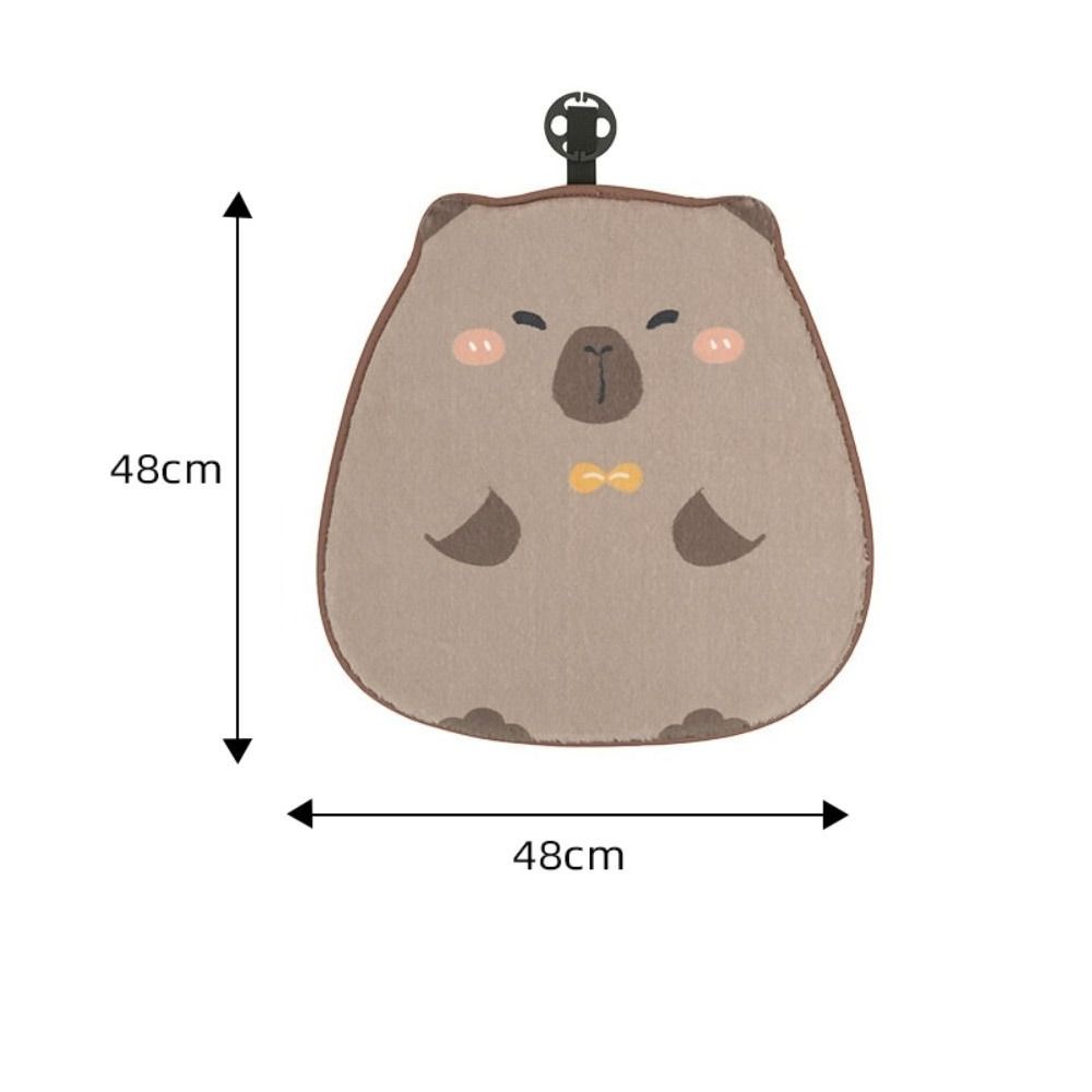 Comfort Capybara Car Headrest Cartoon Plush Seat Cushion Car Seat Decoration  Headrest