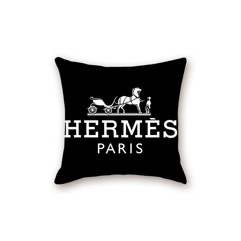 New Black Modern Simple Letter Series Sofa Cushion Pillow Cover Bedside Bedroom Backrest Pillow