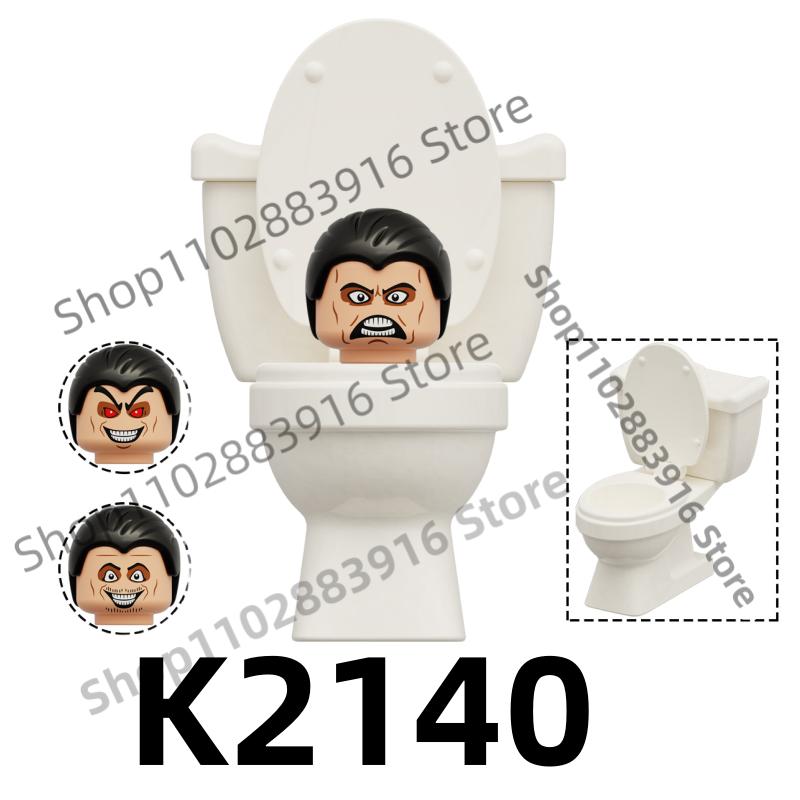 Non-Toxic Skibidi Toilet Man Building Blocks Moc Kdl818 Lg1009 House Accessories Titan Tv Monitor Speakman Figures Toys For Birthday Gift