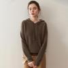 Women's Cashmere Hoodie Knitwear: Autumn & Winter Skin-Friendly Long Sleeve Loose Slimming Sweater