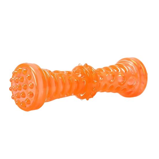 Dog Squeaky Toys Sound Interactive Chew Toy with 360° Thorny Texture for Teeth Cleaning