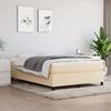 Vidaxl Kontinentalbett Mit Matratze, Cremefarben, Stoff, 140X200 Cm