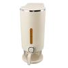 Boîtes à Riz Pression Blanc Crème Anti-Insectes Anti-Humidité Seau de Stockage pour Riz Usage Domestique Seau de Stockage pour Riz