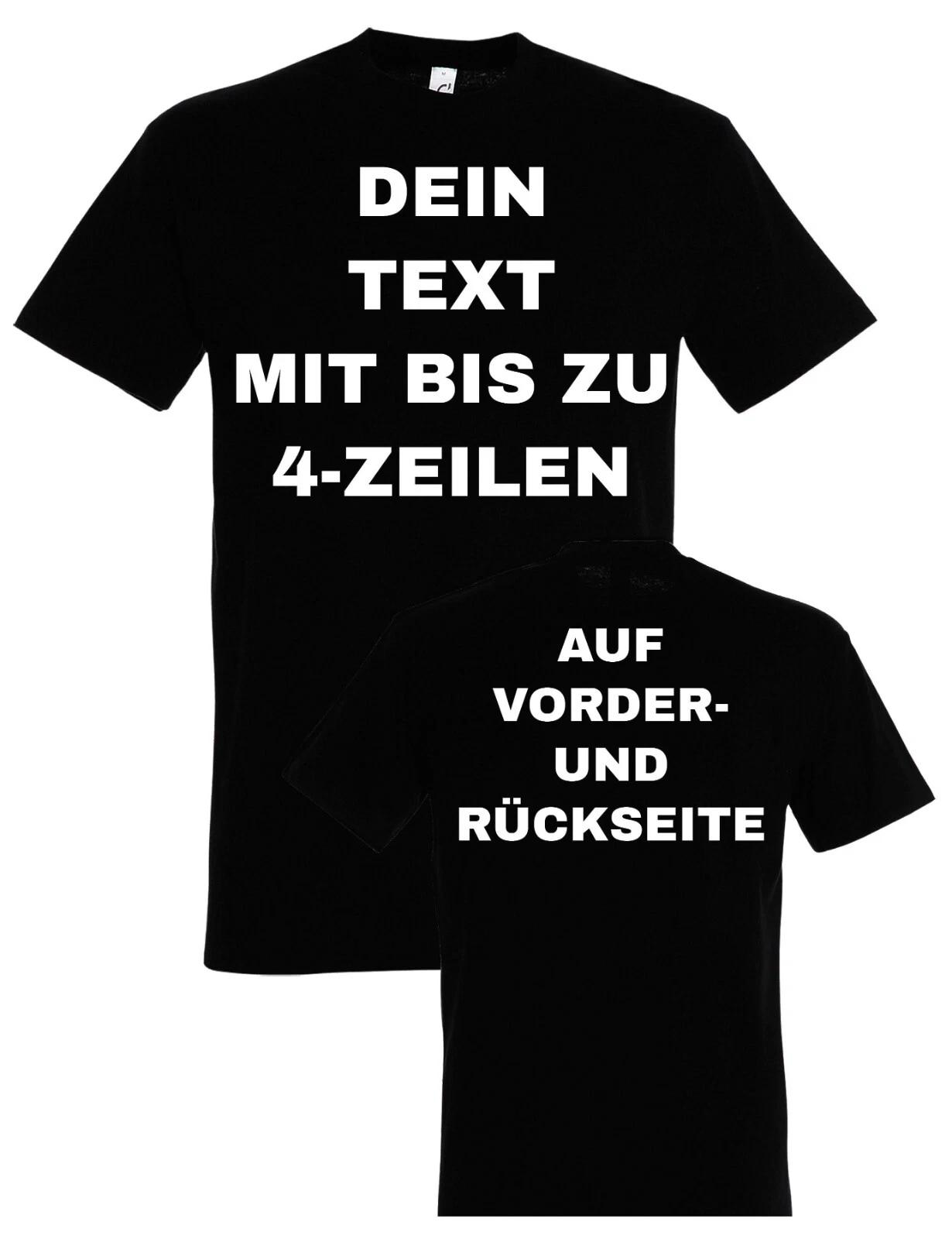

Mens T-Shirt Print Wish Text Personalised Gift Men Fun M